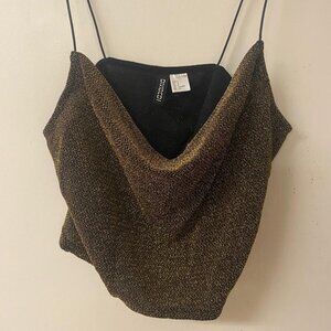 Sparkly Gold H&M Top